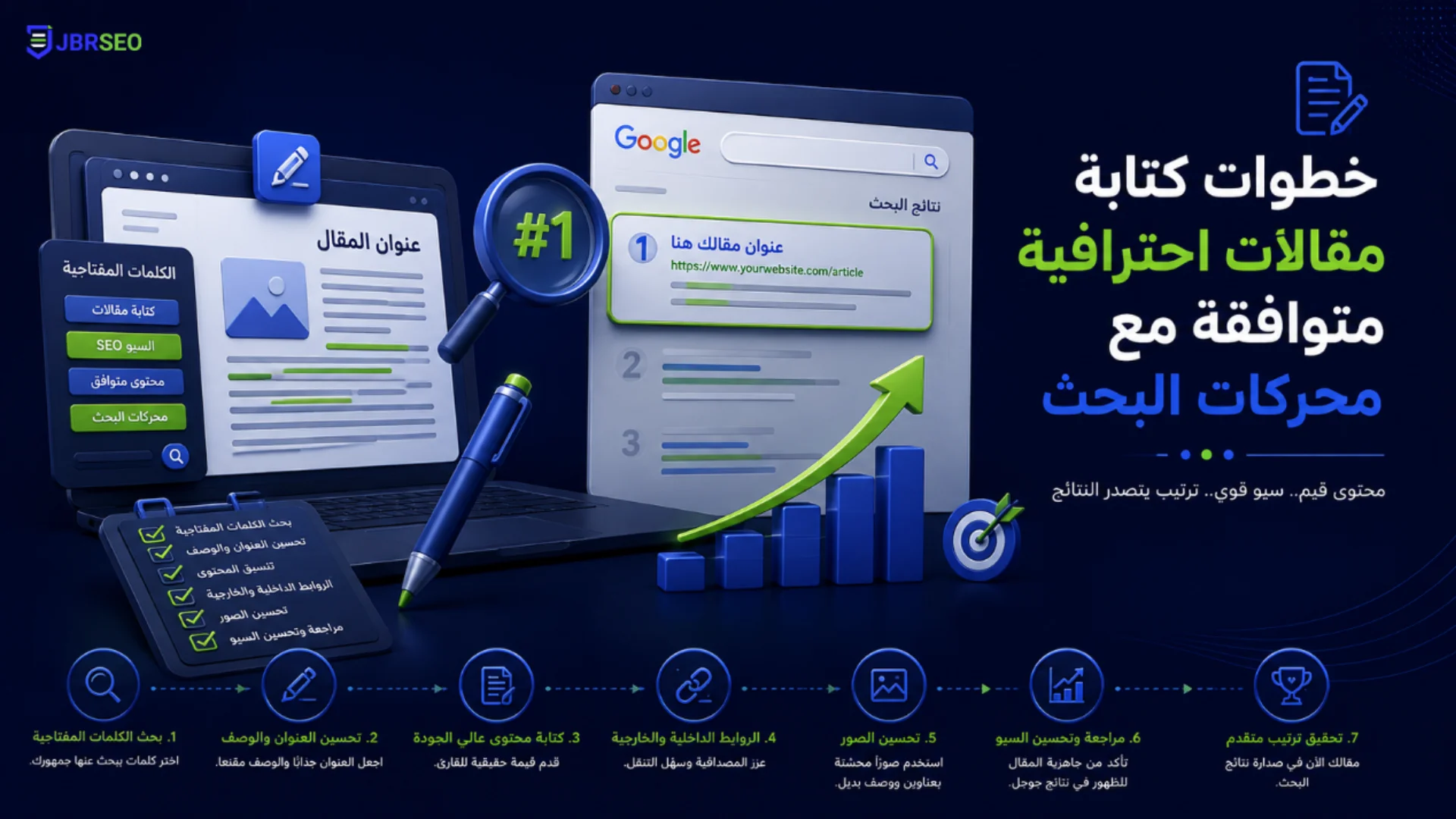 خطوات كتابة مقالات احترافية متوافقة مع محركات البحث